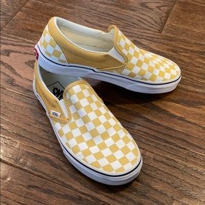 Vans - Yellow checkered
